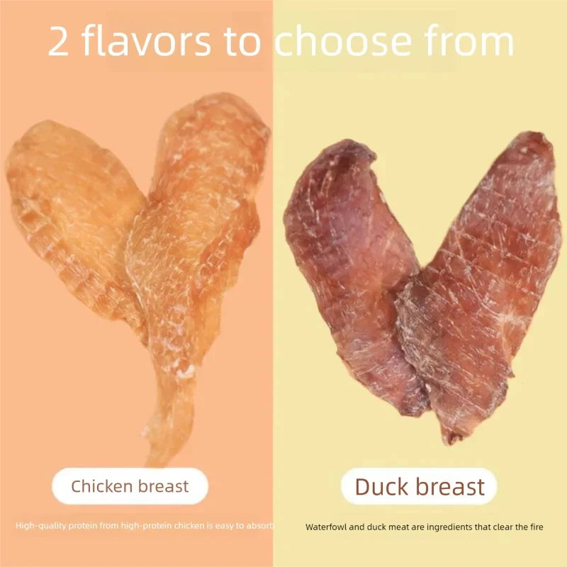 Pet dog dog snacks chicken jerky dog training reward chicken nuggets golden retriever teddy medium and large dogs universal