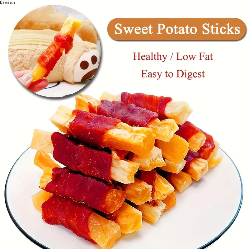 200g/400g(7.05oz/14.1oz) Dog Treats For Small, Medium, & Large Dog - Duck Sweet Potato, Healthy, Easily Digestible,