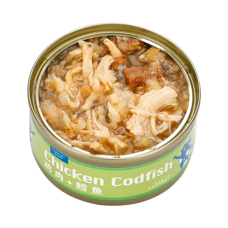 Canned cat white meat snack can cat snacks cat staple food young cat fat 170g cat wet food