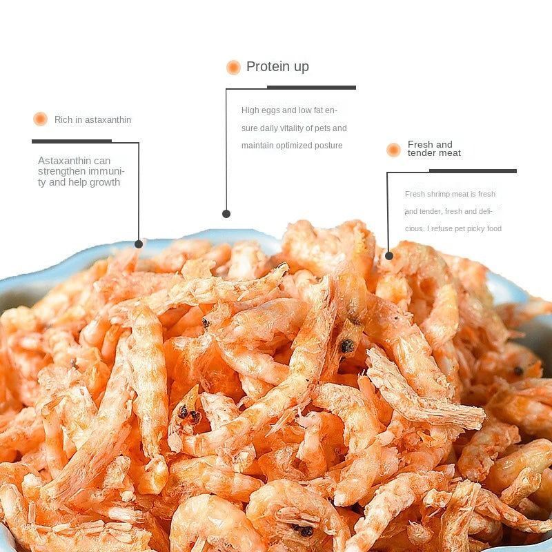 Pet freeze-dried meat cat snacks into cat kitty fish shrimp dried dog snacks Antarctic krill jelly