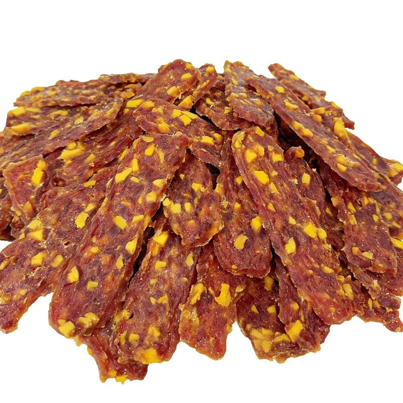 Dog Snacks Pet Snacks, Duck Meat, Chicken, Beef, Egg Yolk Slices, Dog Food, Duck Breast Jerky, Dog Training Reward Beauty Hair
