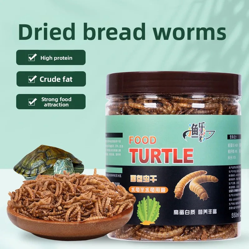 Nai chong Small Pet Freeze-Dried Treats-Chicken Breast,Salmon&Shrimp Protein Cubes for Hamsters,Fish&Turtles - All-Natural Snack