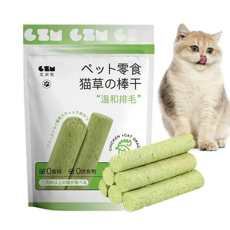 Cat Grass Teeth Stick Kitten Cat Mouth Healthy Chew Toy Pet Snacks For Cat Kitten Cleaning Teeth Hairball Removal