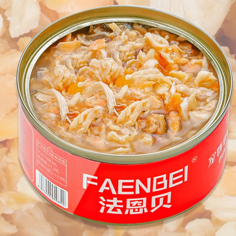 Canned cat white meat snack can cat snacks cat staple food young cat fat 170g cat wet food