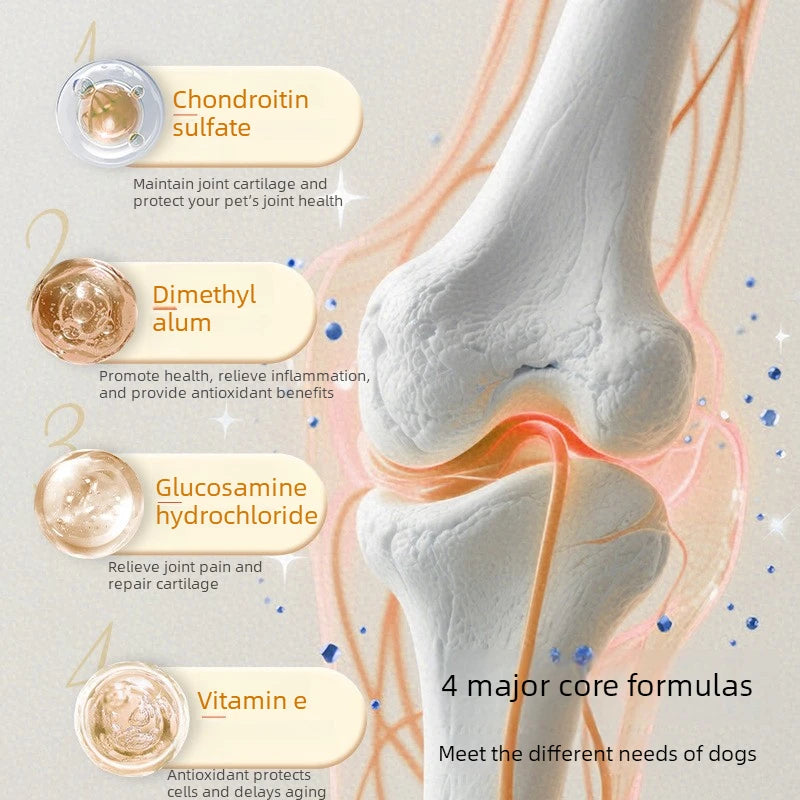 OEM Hip & Joint Care Soft Chews for All Dogs - Daily Supplement Supports for Healthy Mobility & Comfort Hips, Knees, Elbows