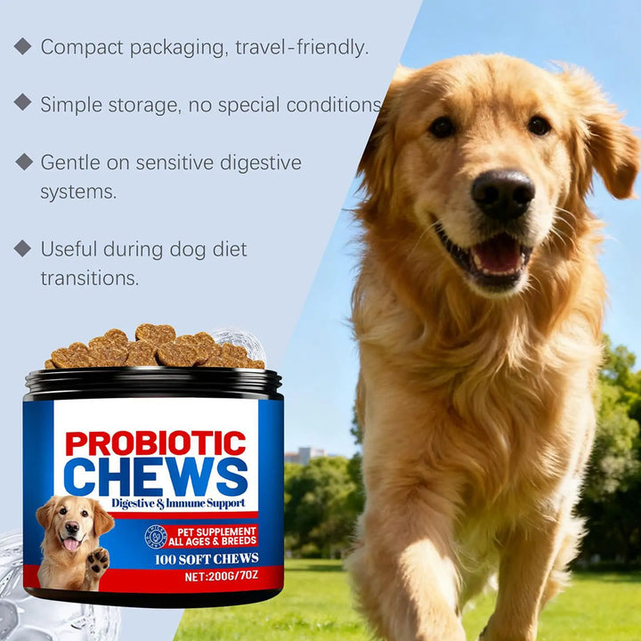 Dog Gut Health Supplement Soft Healthy Treats 200g Small Dog Itchy Skin Relief Tablets For After Meal Seasonal Changes Food